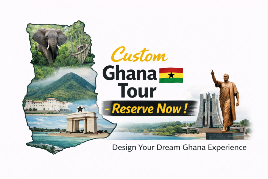 Custom Ghana Tour – Reserve Now 🇬🇭
